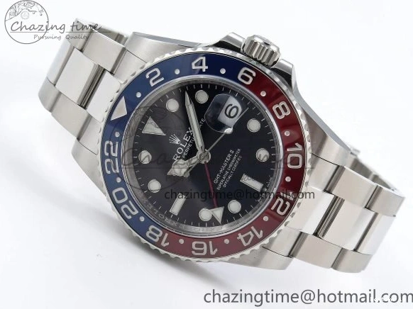 0108 Functional GMT-Master II 126719 BLRO Blue Red Ceramic C+SF Best Edition Blue Dial on Bracelet VR3285 CHS 1629